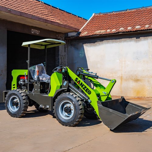 Single cylinder mini loader